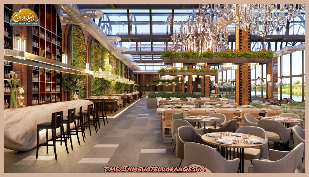 آرایه های داخلی هتل_رستوران و کافی شاپ_جامعه هتلداران قشم