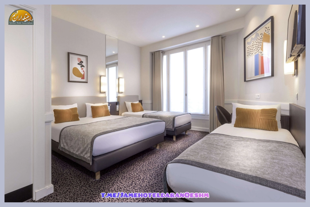 انواع اتاق ها در هتل_ جامعه هتلداران قشم_اتاق چهار نفره درهتل