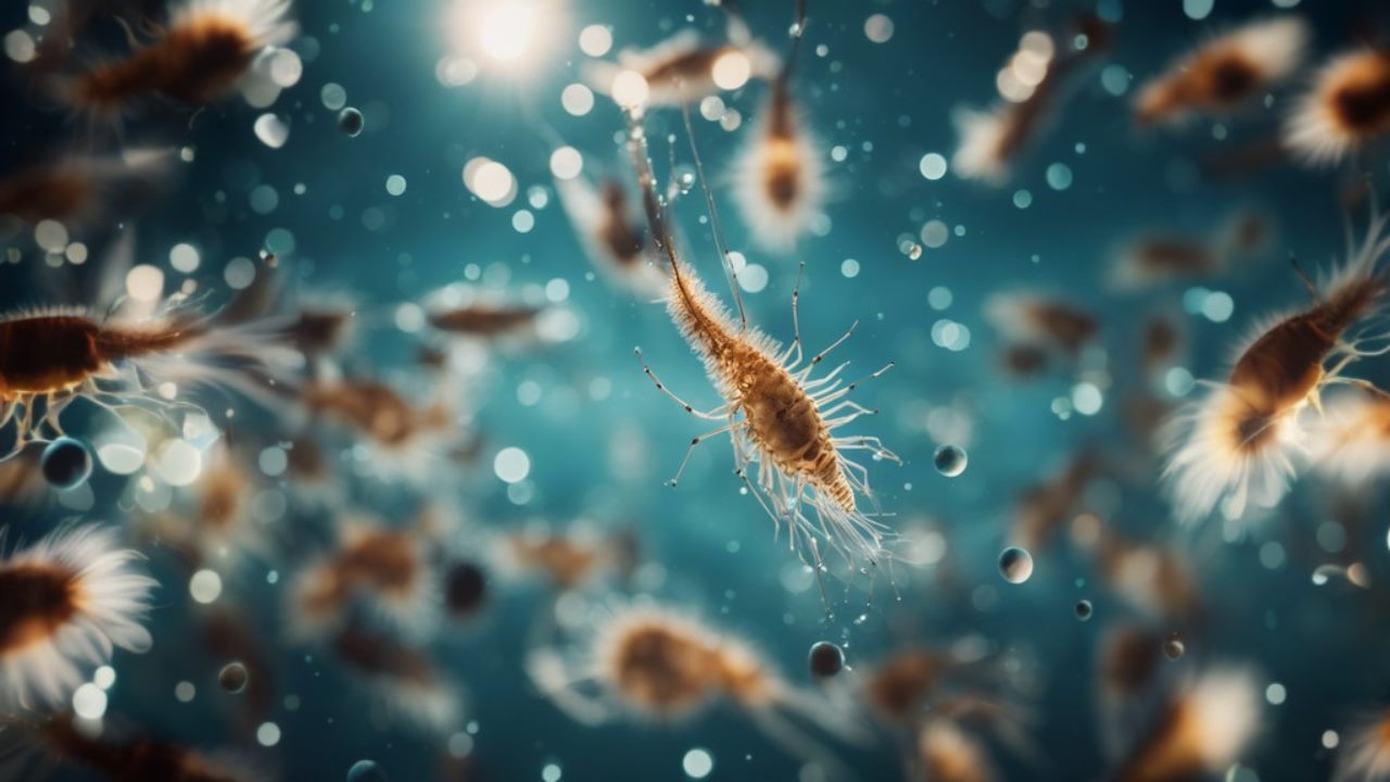 ساحل درخشان قشم در شب