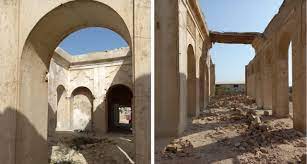 نمای بیرونی بنگله بومی در قشم