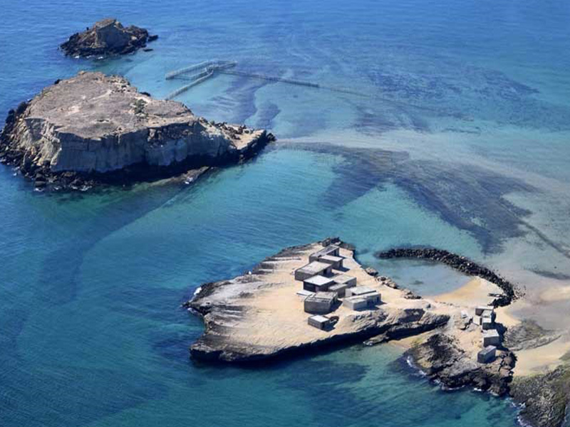 نمایی از سواحل جزایر ناز