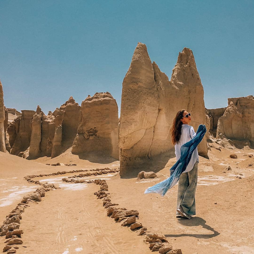 ستون های فرسایشی دره ستارگان قشم