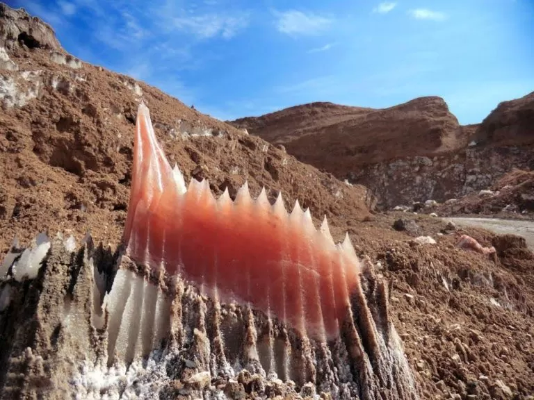 مسیر بازدید در غار نمکدان