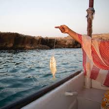 تجهیزات ماهیگیری در جزیره هنگام