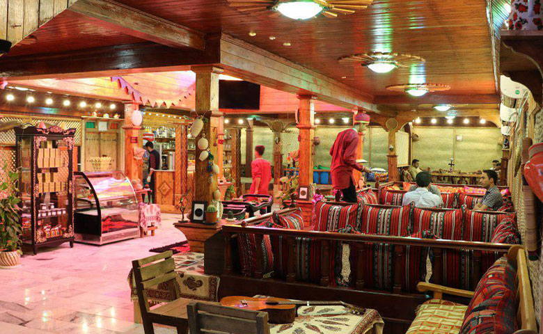 کافه قلیان در جزیره قشم