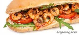 ساندویچ میگو در فضای دوستانه