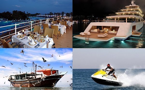 لندیگ کرافت های حمل خودرو در مسیر لافت به قشم