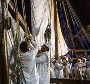 تماشای کشتی های بادبانی در سواحل قشم