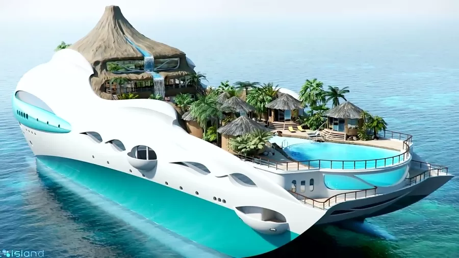 کشتی تفریحی در قشم با نورپردازی و موسیقی زنده