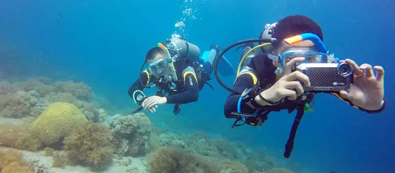 مدرسه غواصی جزیره قشم