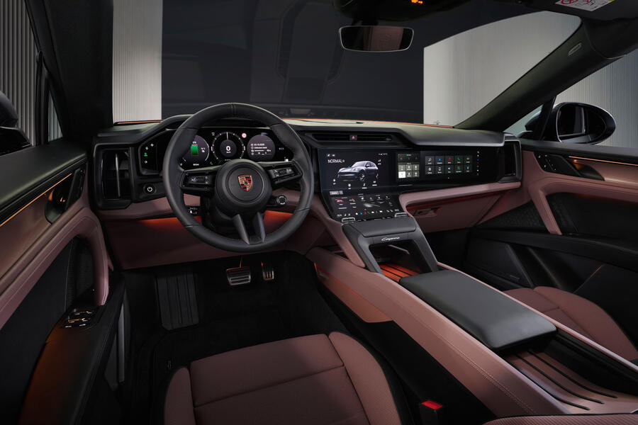 نمای داخلی پورشه کاین الکتریکی ۲۰۲۵
