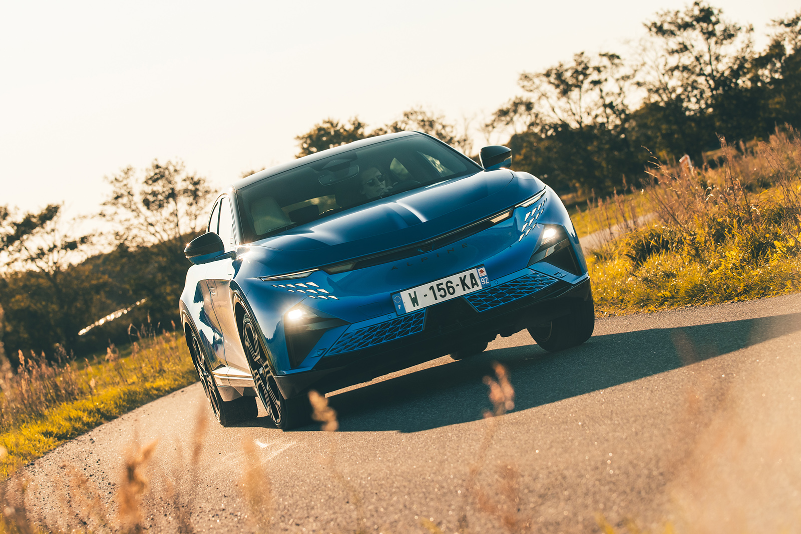 آلپاین A390 در پیست با حالت Track