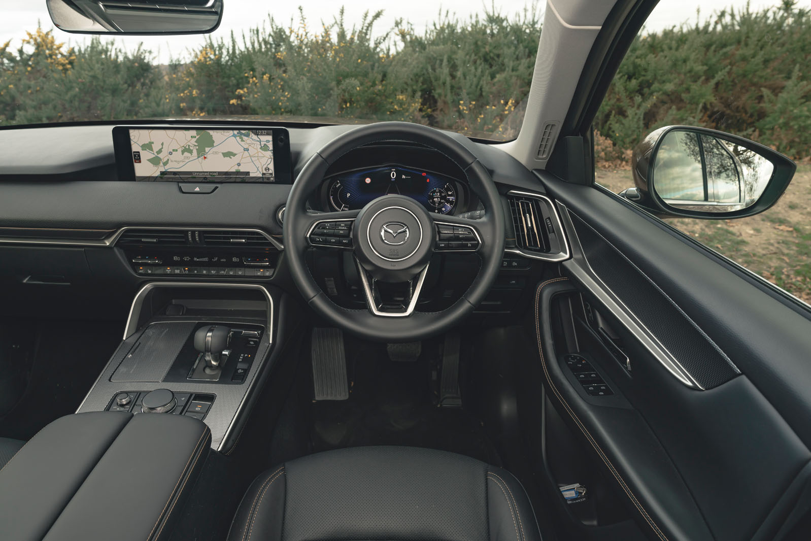 بررسی مزدا CX-80 2024 داشبورد 08