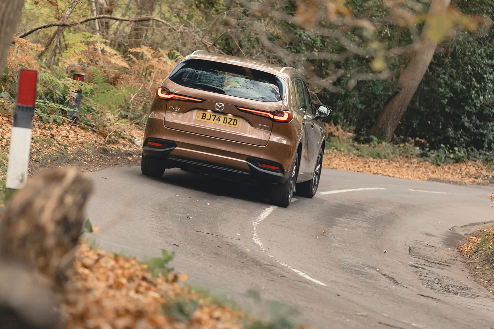 بررسی مزدا CX-80 2024 عقب پیچ 02