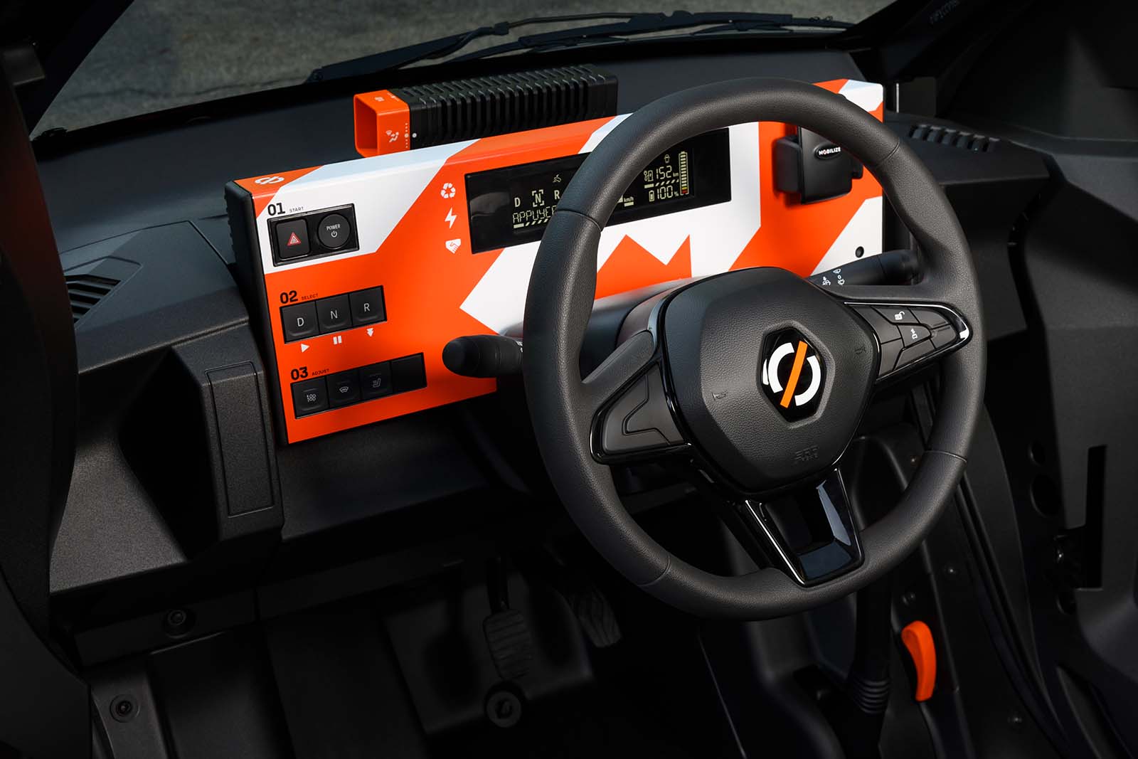 داشبورد داخلی Mobilize Duo