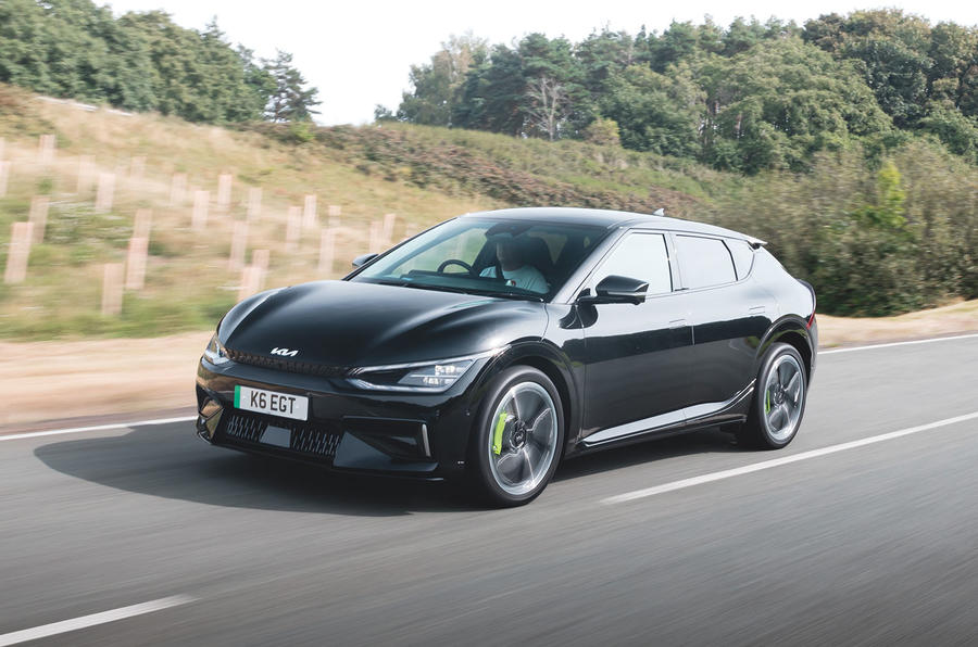 حرکت کیا EV6 GT در مسیر تست